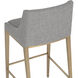 Dionne 40.75 inch Monument Pebble Barstool